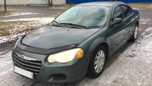 Дефлектор капота (мухобойка) CHRYSLER Sebring SDN/Cabrio c 2001-2004 г.в. (Крайслер Сербринг) Вип Тюнинг